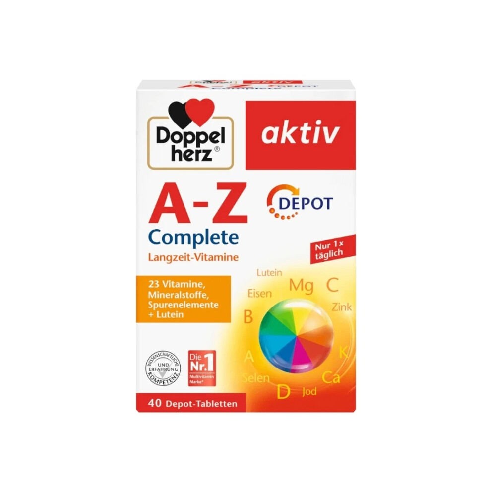 Doppelherz active A - Z DEPORT Complete, 40 pcs