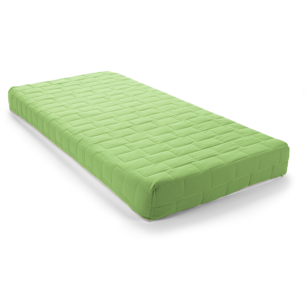 (Small Double, Green) 10cm Jazz All Foam Foamex Visco Therapy Mattress-image-OPC-PFHWT2F-NEW