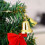 Mini Christmas Tree Tabletop Small Artificial Pine Tree with LED 30CM 5