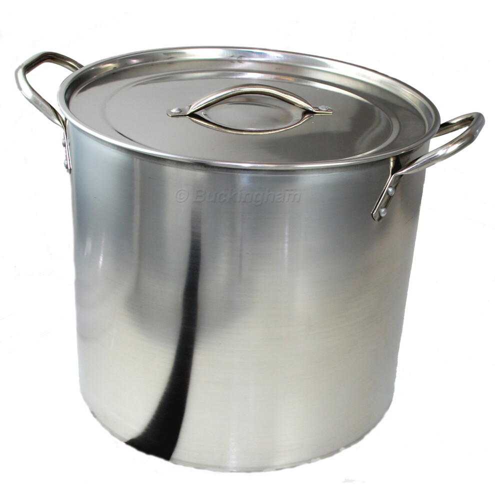 (29 cm) Buckingham Stock Pot Brew Boiling Cooking Pot Stainless Steel