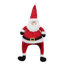 (Red) Christmas Decoration Party Santa Claus Hat Long Hat Style Holiday Hat Supplies Santa Claus Cosplay Prop Accessories