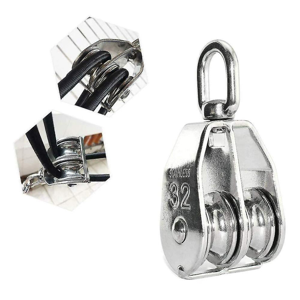 Stainless Steel Pulley, Double Pulley Load Capacity 250 Kg 9372166002800
