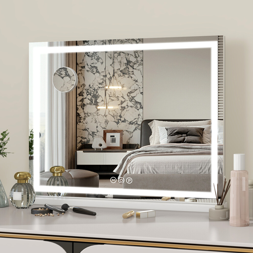 (70x55cm) LED Lighted Hollywood Mirror Vanity Make up Mirror