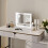 ELECWISH (50x40cm) LED Lighted Hollywood Mirror Vanity Make up Mirror 10