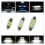 28pcs Car Interior LED Light T10 Width Indicator Lamp Reading Light 6