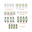 28pcs Car Interior LED Light T10 Width Indicator Lamp Reading Light 3