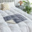 Living And Home Grey Premium Waterproof Pets Blanket for Bed, Sofa 2