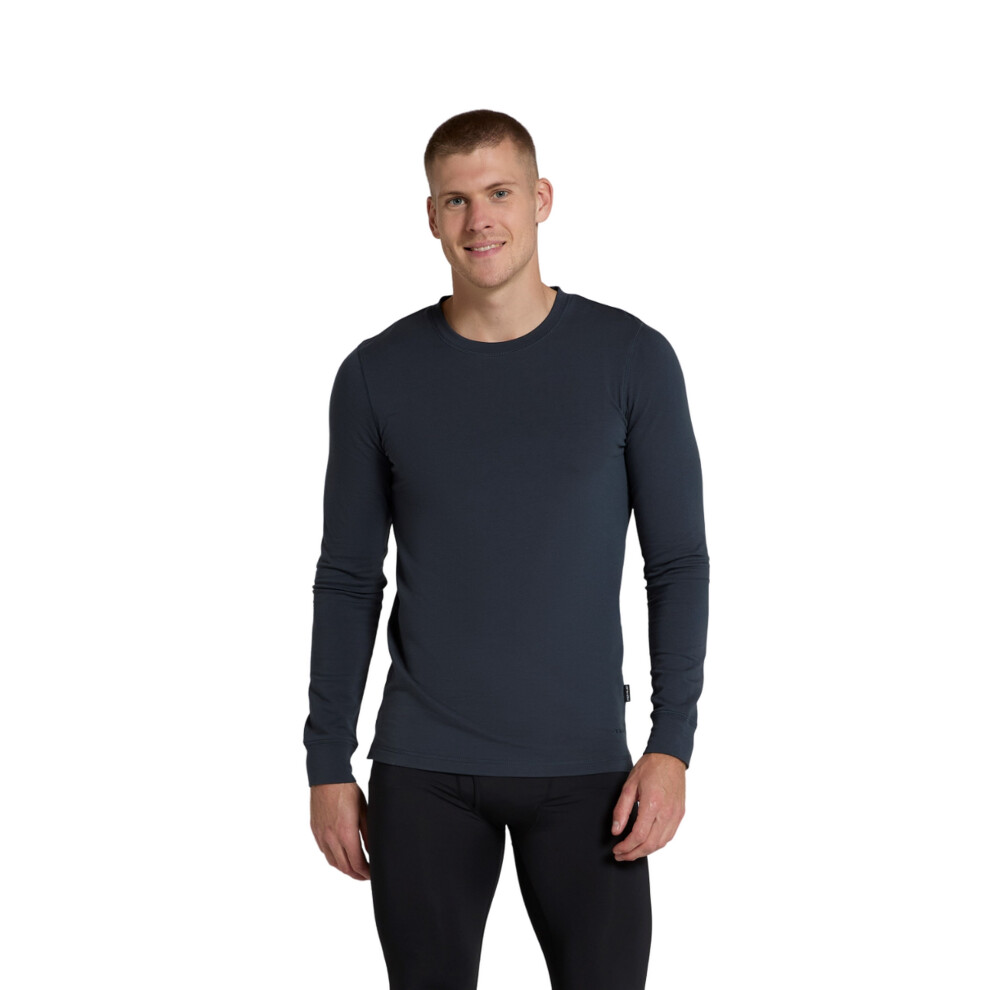 (XS, Navy) Animal Mens Blaze Base Layer Top