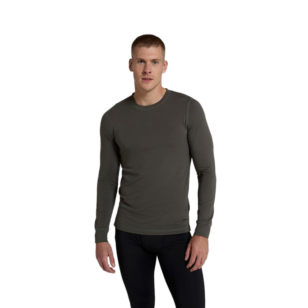 (M, Dark Khaki) Animal Mens Blaze Base Layer Top