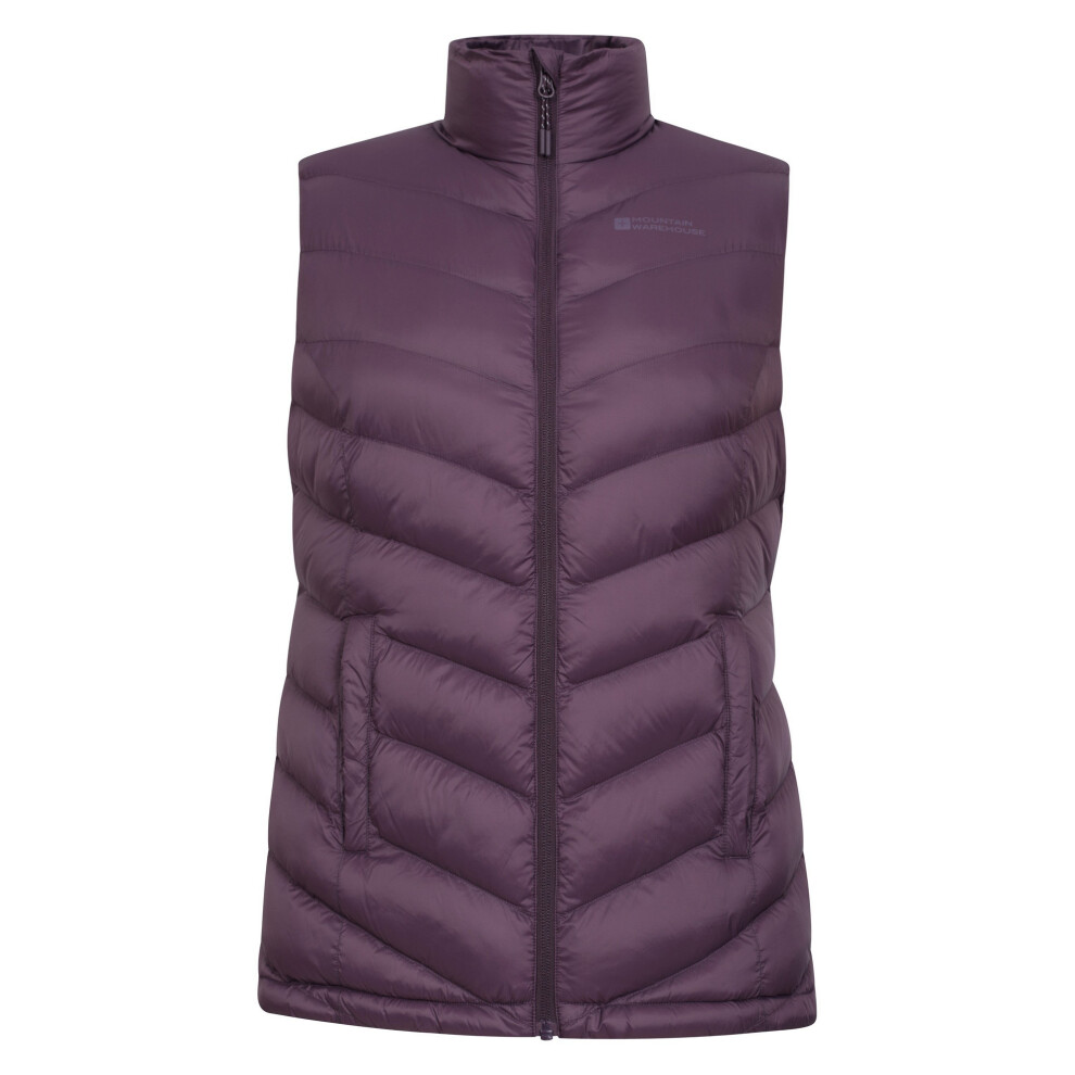 Mountain Warehouse Women's Purple (12 Uk, ) / Seasons Faux Fur Lined Gilet