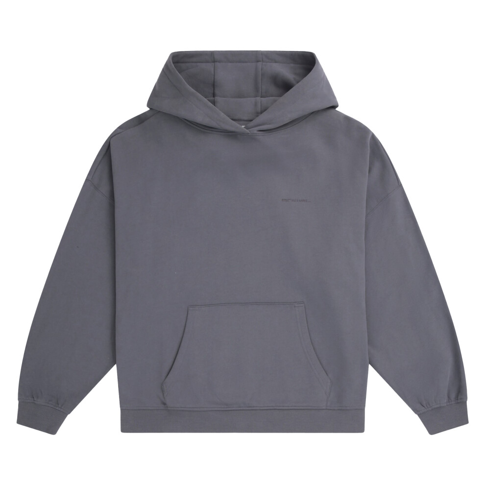 (8 UK, Dark Grey) Animal Womens/Ladies Idol Drop Shoulder Hoodie