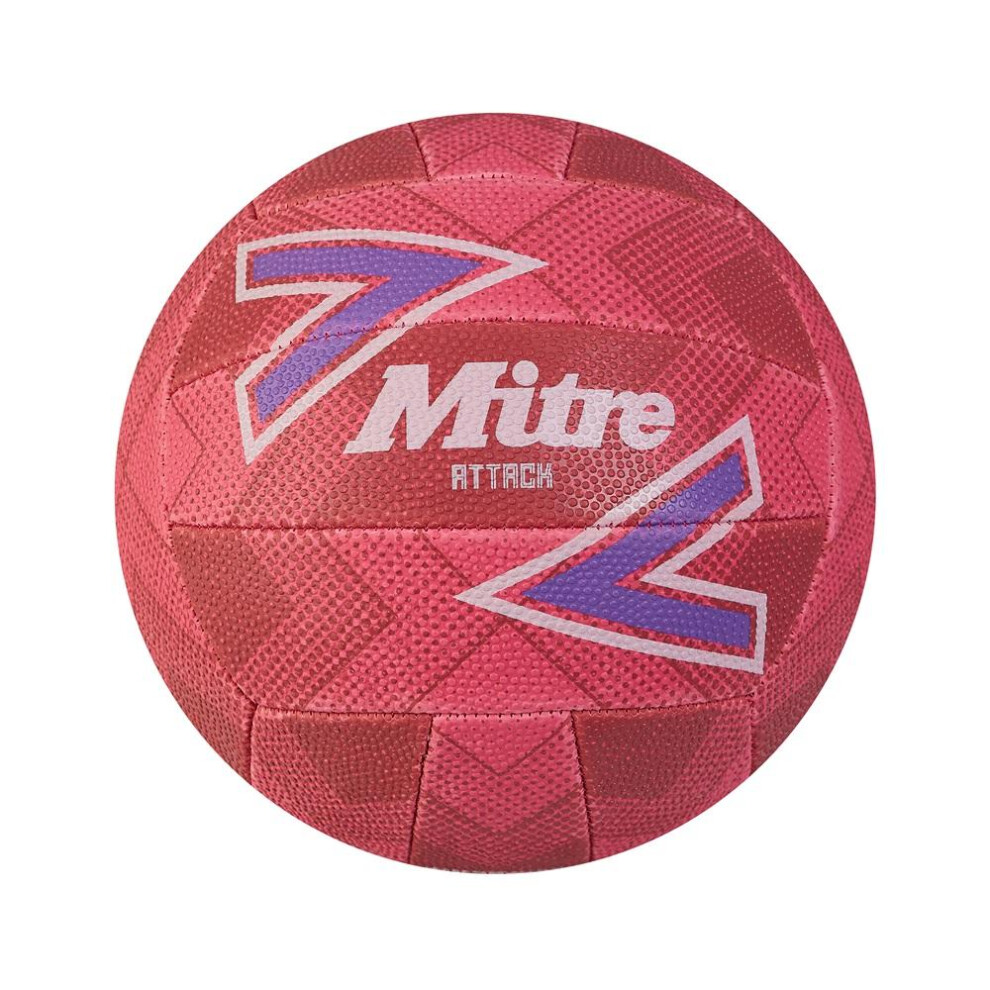 (5, Red) Mitre Attack Netball