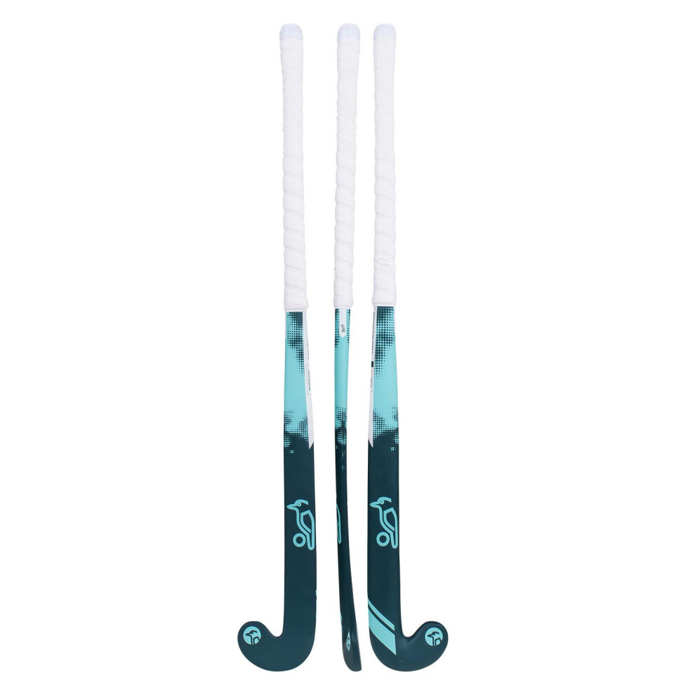 (34in, Navy/Light Blue) Kookaburra Wooden Nocturne Hockey Stick