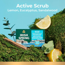 Irish Spring Active Scrub Mens Bar Soap 3.7 oz