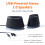Amazon Amazon Basics Stereo 2.0 Speakers for PC or Laptop, 3.5mm Aux input, 2