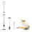 (White) Rechargeable Foam Breaker Home 3-speed USB 1