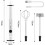 (White) Rechargeable Foam Breaker Home 3-speed USB 9