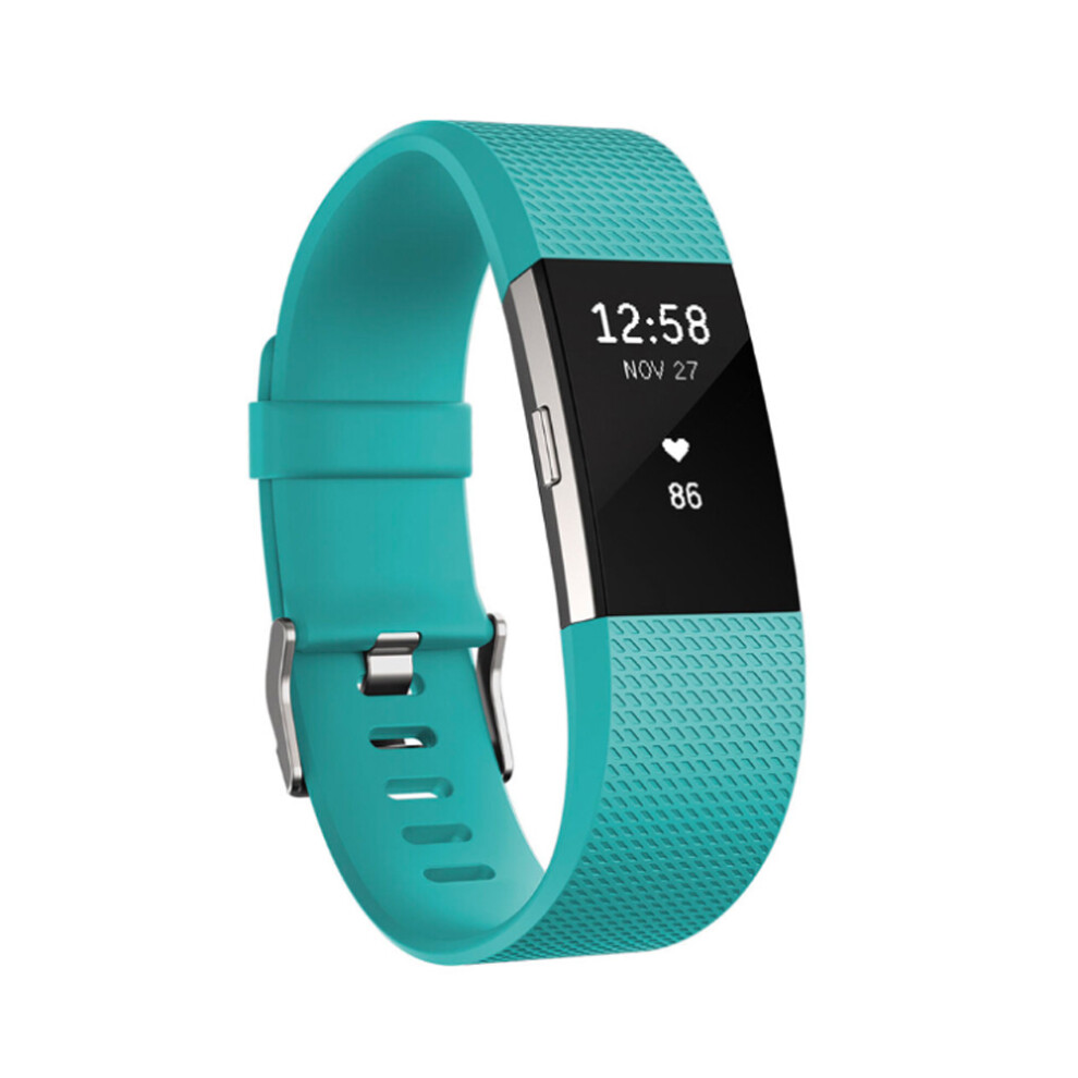 (Teal, L) Fitbit Charge 2 Wristband activity tracker