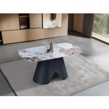 Tuscany White Ceramic Dining Table