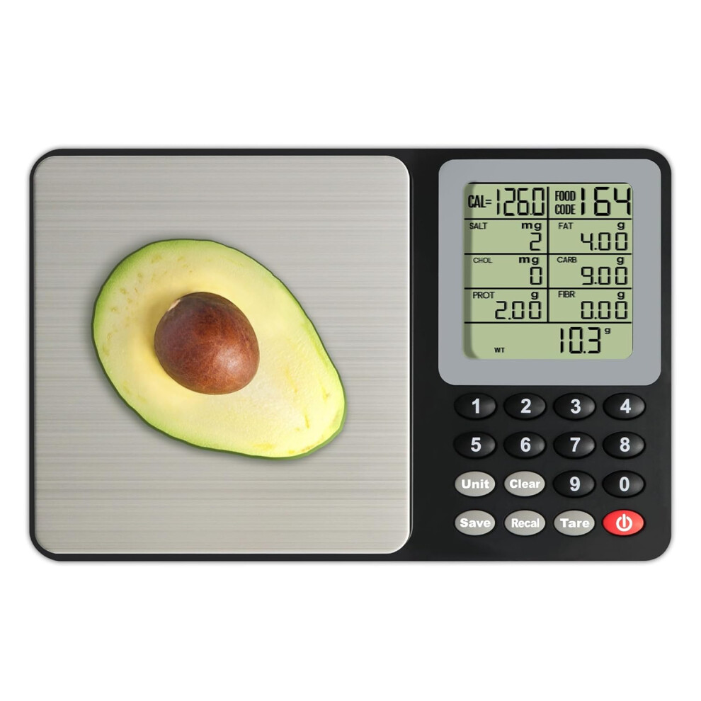 Food Scale Calorie Counting, Kitchen Scale Digital 6.6 lbs/3 kg, Great for Weight Loss, Weighing Nutritional Meal Prep with LCD Display