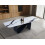 Stella Ceramic Dining Table  White and Grey Extending Table 1