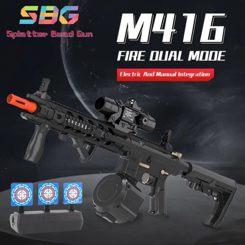 (Black+Target) HK416 Automatic Gel Blasters For Christmas Gift