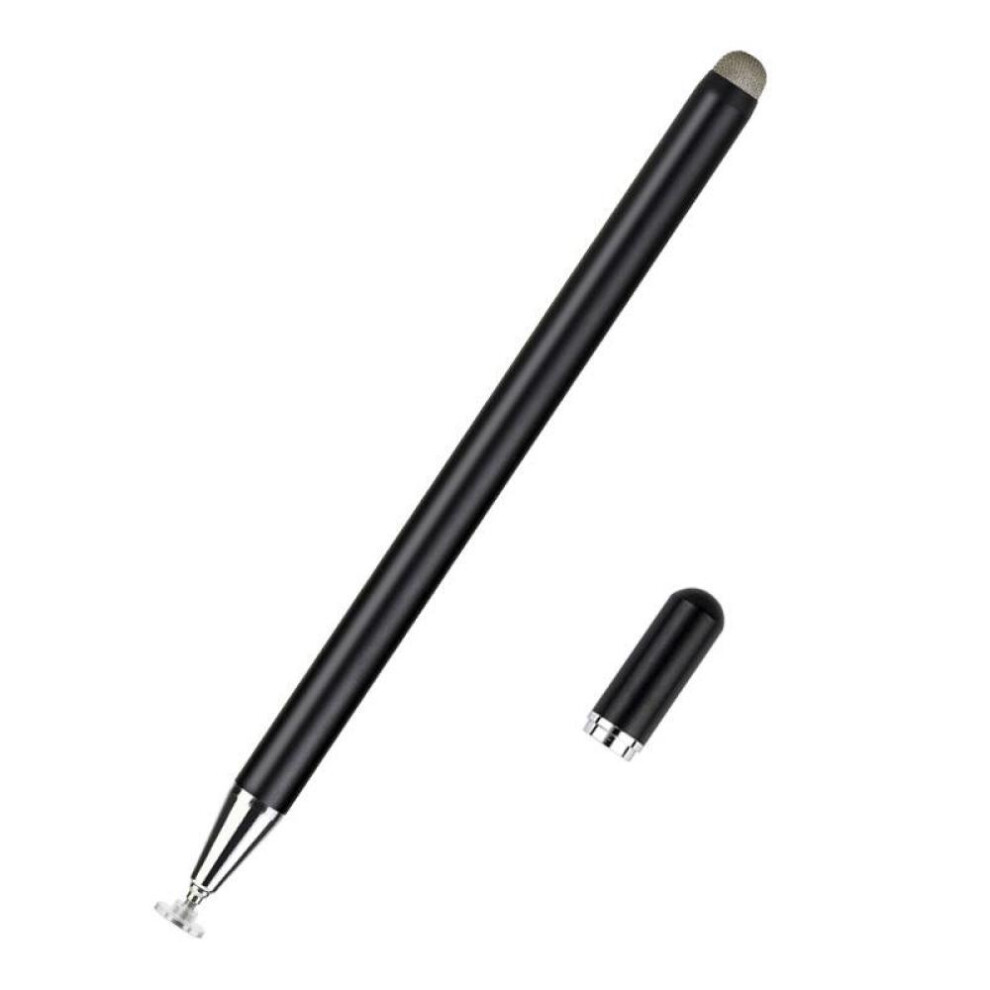 (black) FONKEN Universal 2 in 1 Stylus Pen Magnetic Cap Capacitive Screen Touch Pen High Precision Drawing Smart Pencil for iPhone iPad Android Table