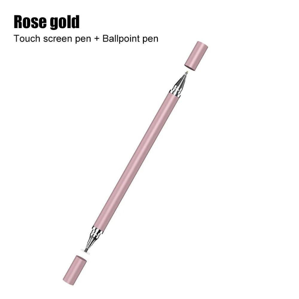 (pink) 2 In 1 Stylus Pen for Mobile Phone Tablet Drawing Pen Capacitive Pencil Universal Touch Screen Pen for Pad Iphone Android Xiaomi