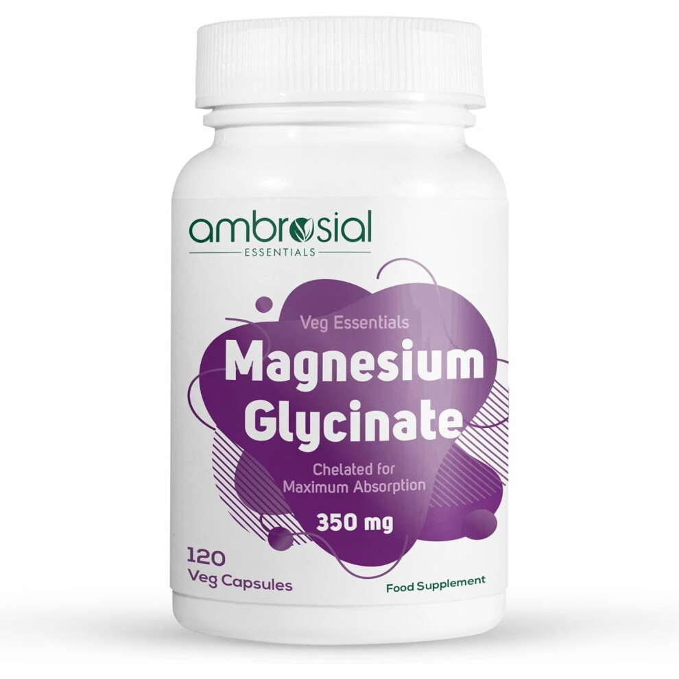 Ambrosial Magnesium Glycinate 350mg 120 Capsules