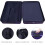 (Navy Blue) Anti-Scratch ABS Hard 3pc Travel Suitcase Set 8