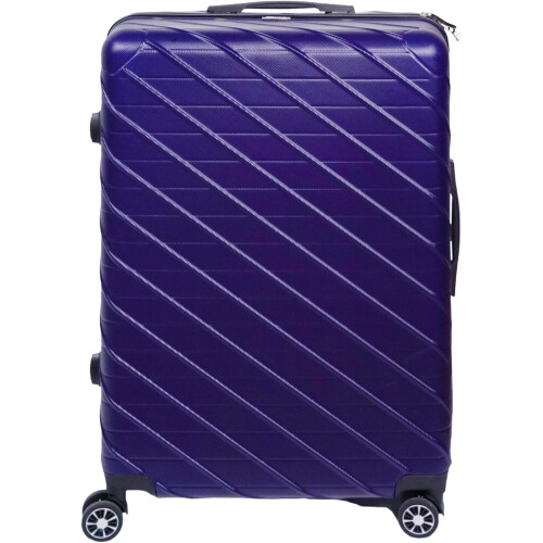 (Navy Blue) Anti-Scratch ABS Hard 3pc Travel Suitcase Set 2