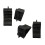 Wheel Chocks Tyre Brake Stoppers with Handle X4 (Trailer Wedges) 1