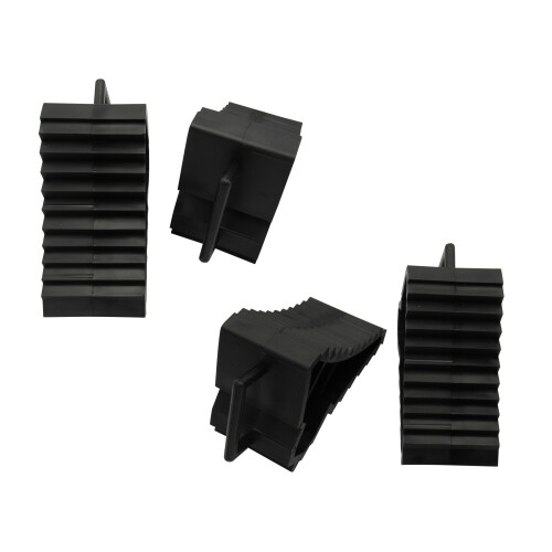 Wheel Chocks Tyre Brake Stoppers with Handle X4 (Trailer Wedges)