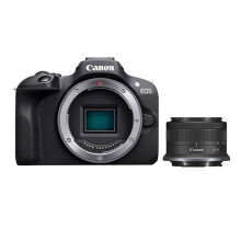 Canon EOS R100 spiegellose Systemkamera mit RF-S 18-45 mm f/4,5-6,3 IS STM Objektiv