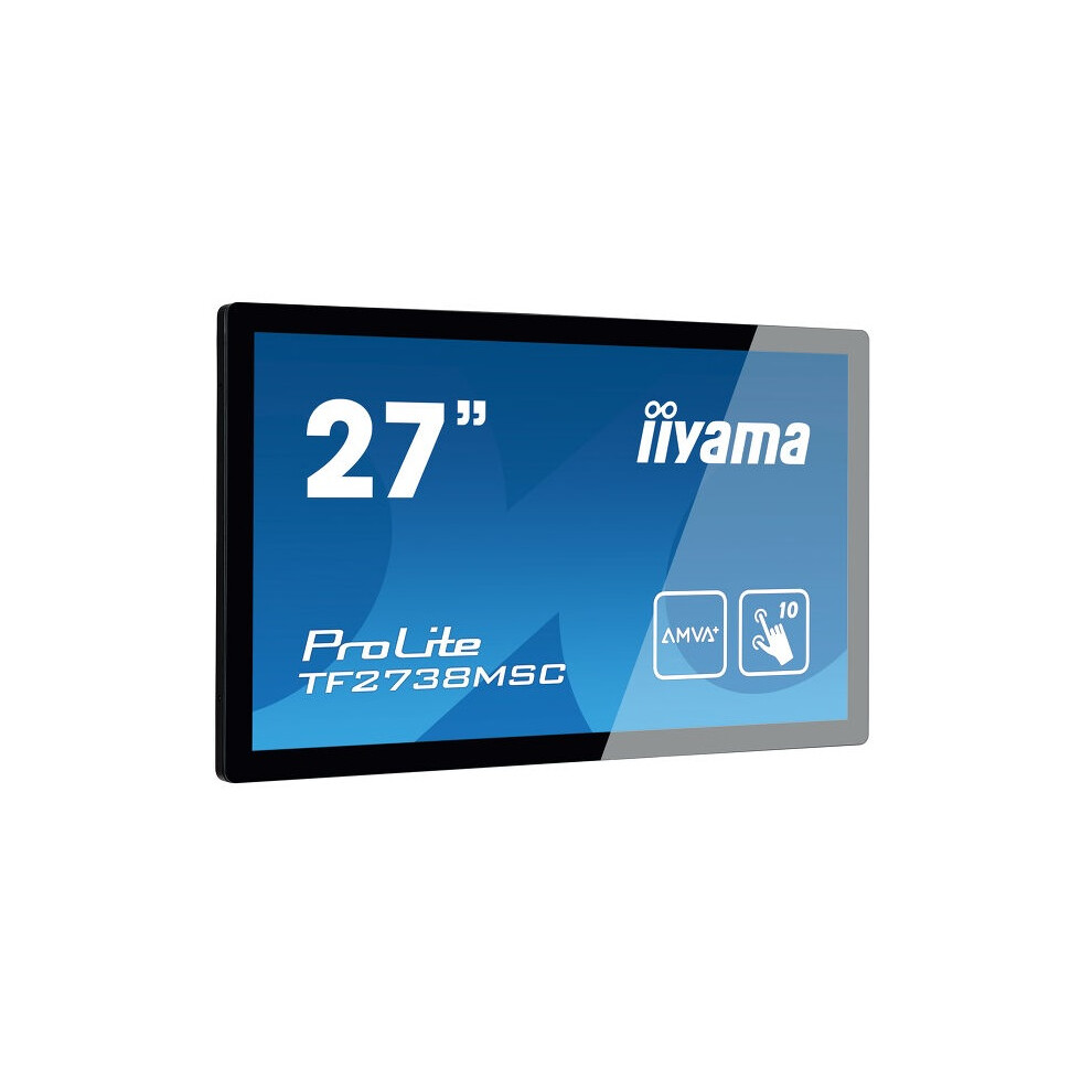 Iiyama Full HD Touchscreen Monitor ProLite TF2738MSC-B1 27" AMVA+ LED Speakers