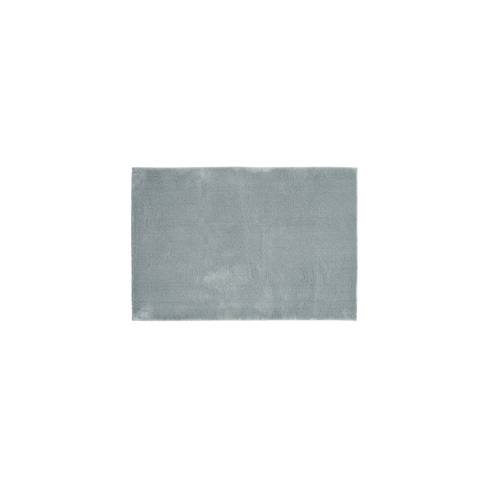 (Grey) Machine washable Bathmat 50cm x 70cm Anti slip Rug