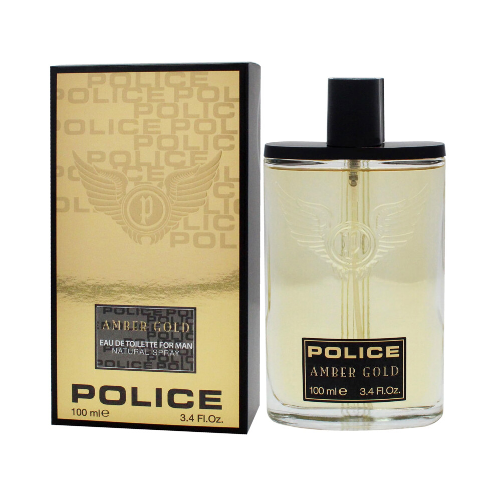 Police Amber Gold Man Eau De Toilette 100ml Spray