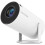 (White) Mini Projector, Portable Projector 4K 1080P Full HD Support, Smart Projector 5G WiFi6 BT5.0 Automatic Level Correction 1