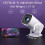 Mini Projector 4K 1080P Support, Smart Portable Projector 2