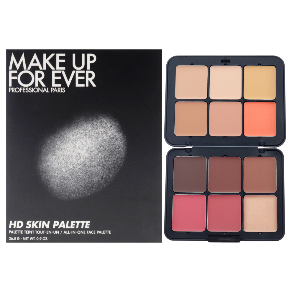 Make Up For Ever Women's Hd Skin All In One Face Palette - Harmony 2 By For - 0.9 Oz Makeup