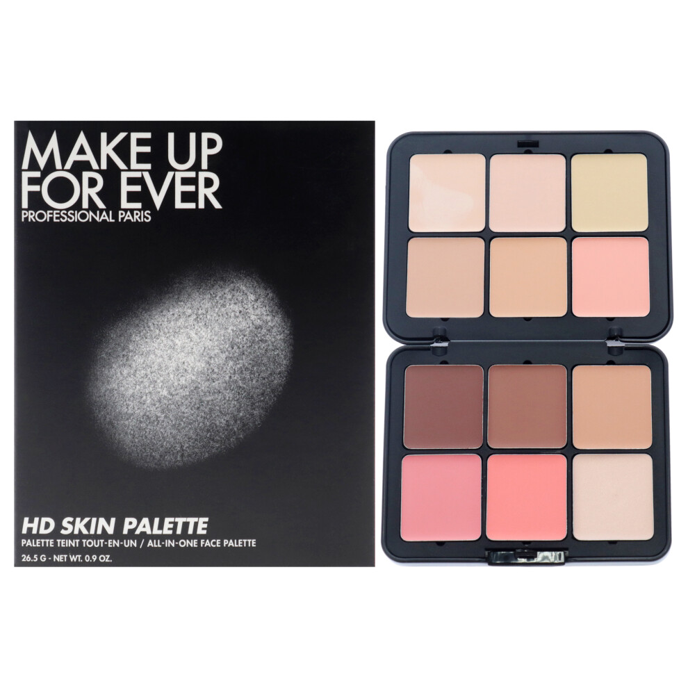 Make Up For Ever Women's Hd Skin All In One Face Palette - Harmony 1 By For - 0.9 Oz Makeup