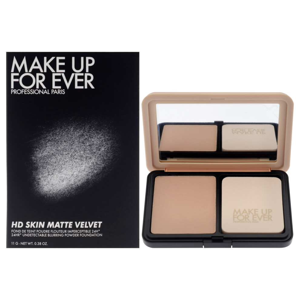 Make Up For Ever Women's Hd Skin Matte Velvet Powder Foundation - 1R02 Cool Alabaster By For - 0.38 Oz Foundation