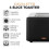 Tower Tower Cavaletto Black Kettle Toaster Microwave Bread Bin & Canisters 8