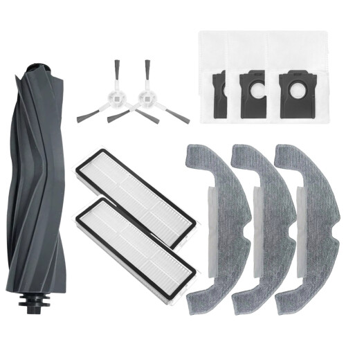 For D10 Plus Gen 2 Bag Main Side Brush Hepa Filter Mop Rag