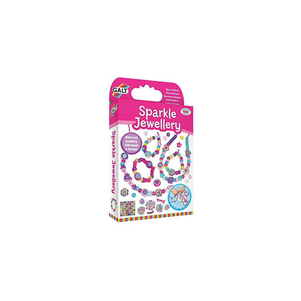 Galt Toys, Sparkle Jewellery, Craft Kit for Kids, Ages 5 Years Plus