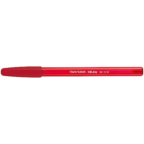 Paper Mate Paper Mate InkJoy 100ST Ballpoint Pens, Medium Point (1.0 mm), Red, 50 Count 1