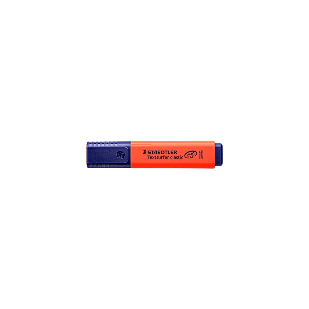 STAEDTLER 364-2 Textsurfer Classic Highlighter - Red (Box of 10)