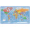 Swiftmaps 92cm x 61cm Laminated World Premier Wall Map Mural Poster A1 1