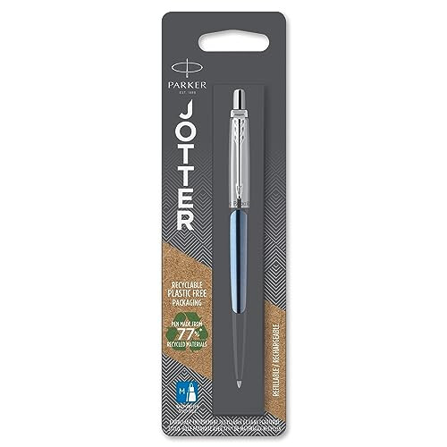 Parker Parker Jotter Ballpoint Pen Waterloo Blue Medium Point Blue Ink