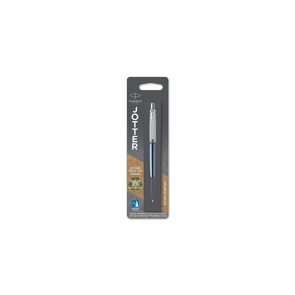 Parker Jotter Ballpoint Pen Waterloo Medium Point Ink Blue